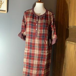 Velvet By Graham & Spencer plaid tunic dress!